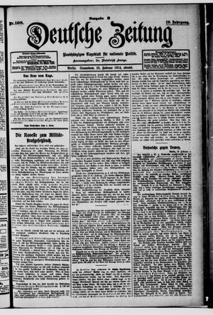 Deutsche Zeitung vom 28.02.1914
