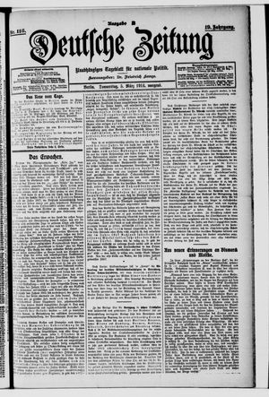 Deutsche Zeitung on Mar 5, 1914
