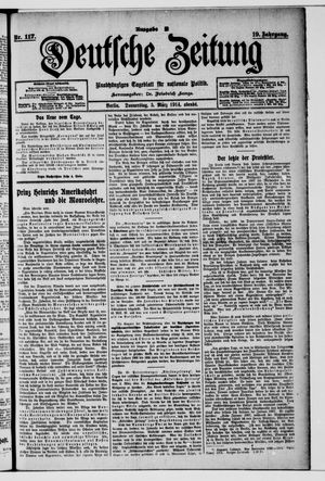 Deutsche Zeitung on Mar 5, 1914