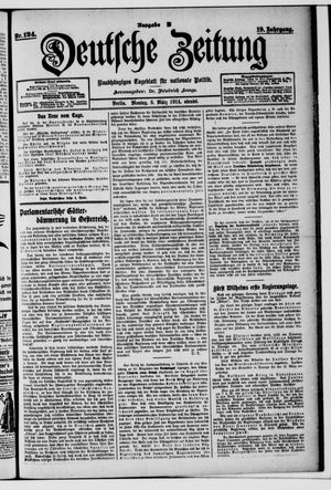 Deutsche Zeitung on Mar 9, 1914