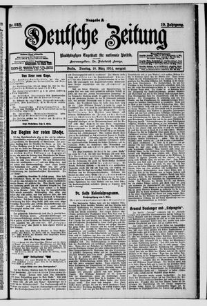 Deutsche Zeitung vom 10.03.1914