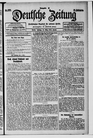 Deutsche Zeitung vom 13.03.1914