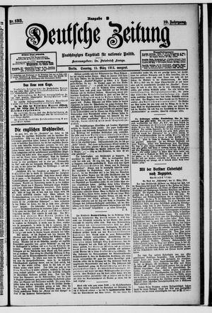 Deutsche Zeitung vom 15.03.1914