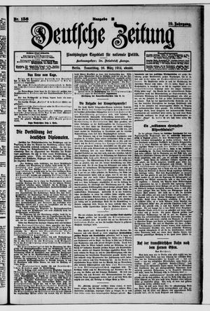 Deutsche Zeitung vom 26.03.1914