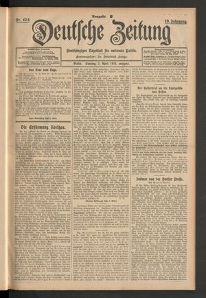 Deutsche Zeitung vom 05.04.1914