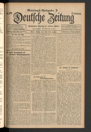 Deutsche Zeitung vom 04.05.1914