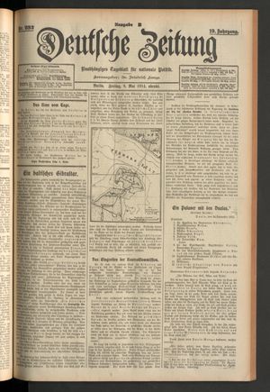 Deutsche Zeitung vom 08.05.1914