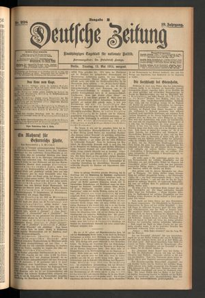 Deutsche Zeitung vom 12.05.1914