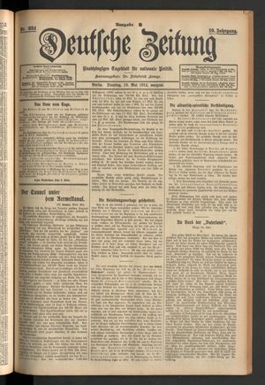 Deutsche Zeitung vom 19.05.1914