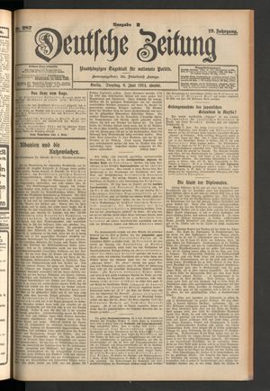 Deutsche Zeitung vom 09.06.1914