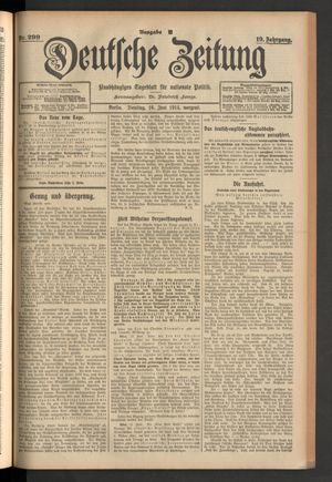 Deutsche Zeitung vom 16.06.1914