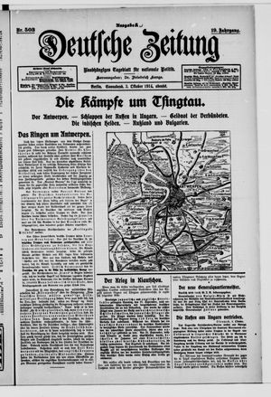 Deutsche Zeitung vom 03.10.1914