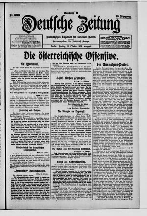 Deutsche Zeitung vom 23.10.1914