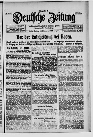 Deutsche Zeitung vom 13.11.1914