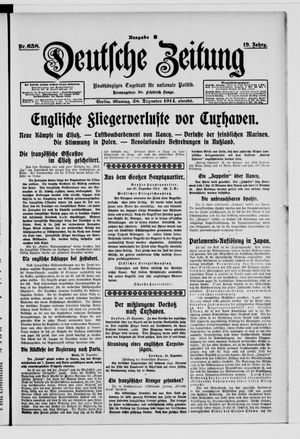 Deutsche Zeitung vom 28.12.1914