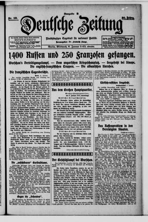 Deutsche Zeitung on Jan 6, 1915