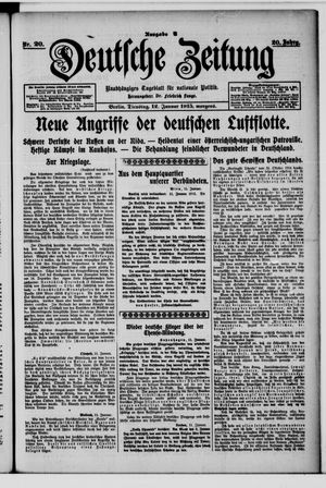 Deutsche Zeitung vom 12.01.1915