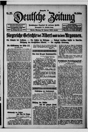 Deutsche Zeitung vom 18.01.1915