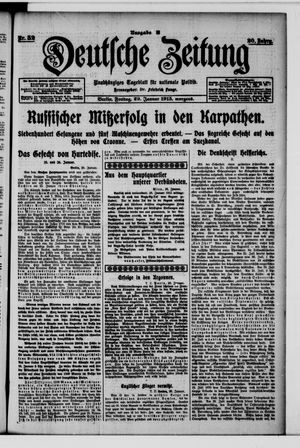 Deutsche Zeitung vom 29.01.1915