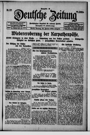 Deutsche Zeitung on Jan 31, 1915