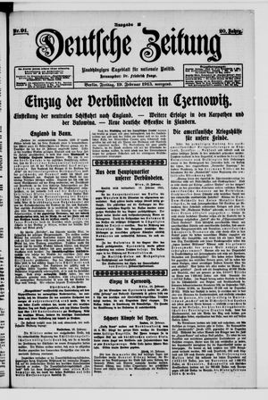 Deutsche Zeitung on Feb 19, 1915
