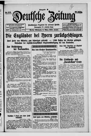 Deutsche Zeitung vom 03.03.1915