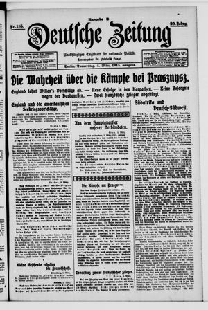 Deutsche Zeitung on Mar 4, 1915