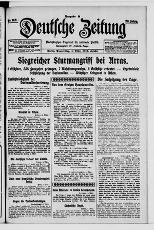 Deutsche Zeitung on Mar 4, 1915
