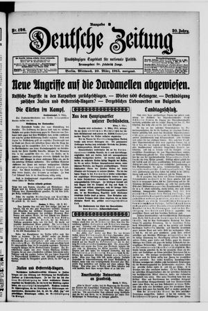 Deutsche Zeitung on Mar 10, 1915