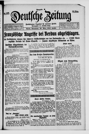 Deutsche Zeitung vom 20.03.1915