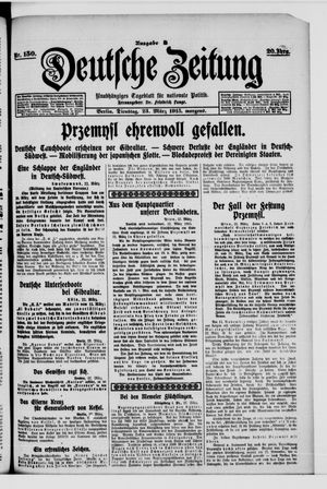 Deutsche Zeitung vom 23.03.1915