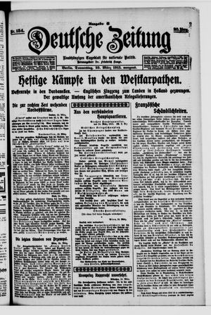 Deutsche Zeitung on Mar 25, 1915