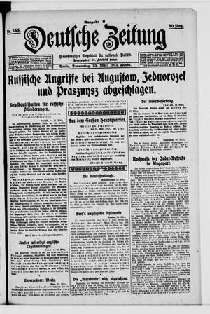 Deutsche Zeitung on Mar 25, 1915