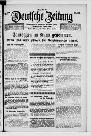 Deutsche Zeitung on Mar 29, 1915