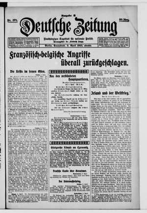 Deutsche Zeitung on Apr 3, 1915