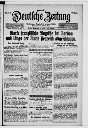 Deutsche Zeitung on Apr 6, 1915