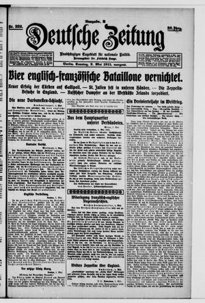 Deutsche Zeitung vom 02.05.1915