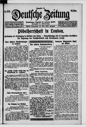 Deutsche Zeitung vom 15.05.1915