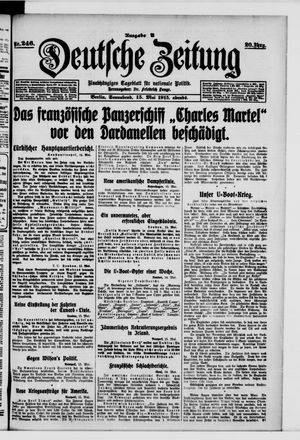 Deutsche Zeitung vom 15.05.1915