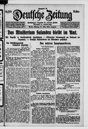 Deutsche Zeitung vom 17.05.1915