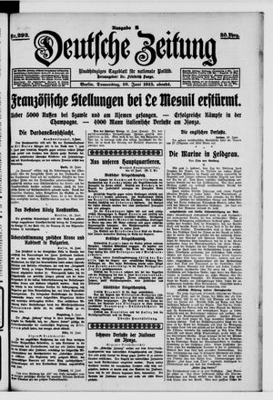 Deutsche Zeitung vom 10.06.1915