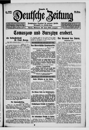 Deutsche Zeitung vom 30.06.1915