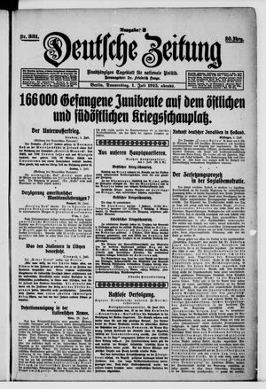 Deutsche Zeitung vom 01.07.1915
