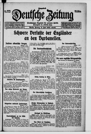 Deutsche Zeitung vom 02.07.1915