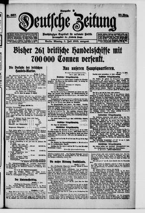 Deutsche Zeitung vom 05.07.1915