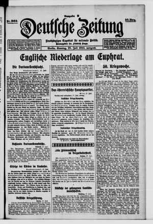 Deutsche Zeitung vom 18.07.1915