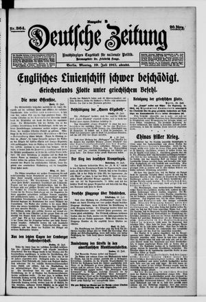 Deutsche Zeitung vom 19.07.1915