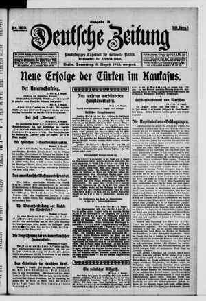 Deutsche Zeitung vom 05.08.1915
