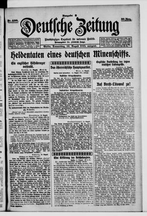 Deutsche Zeitung vom 12.08.1915