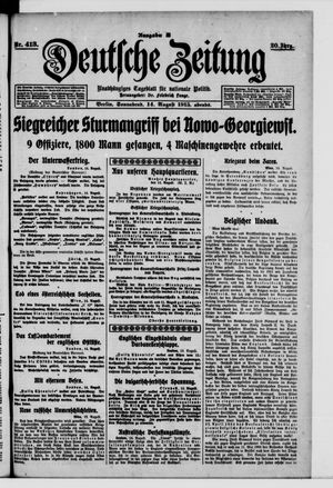 Deutsche Zeitung vom 14.08.1915